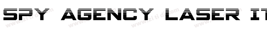 Spy Agency Laser It字体转换